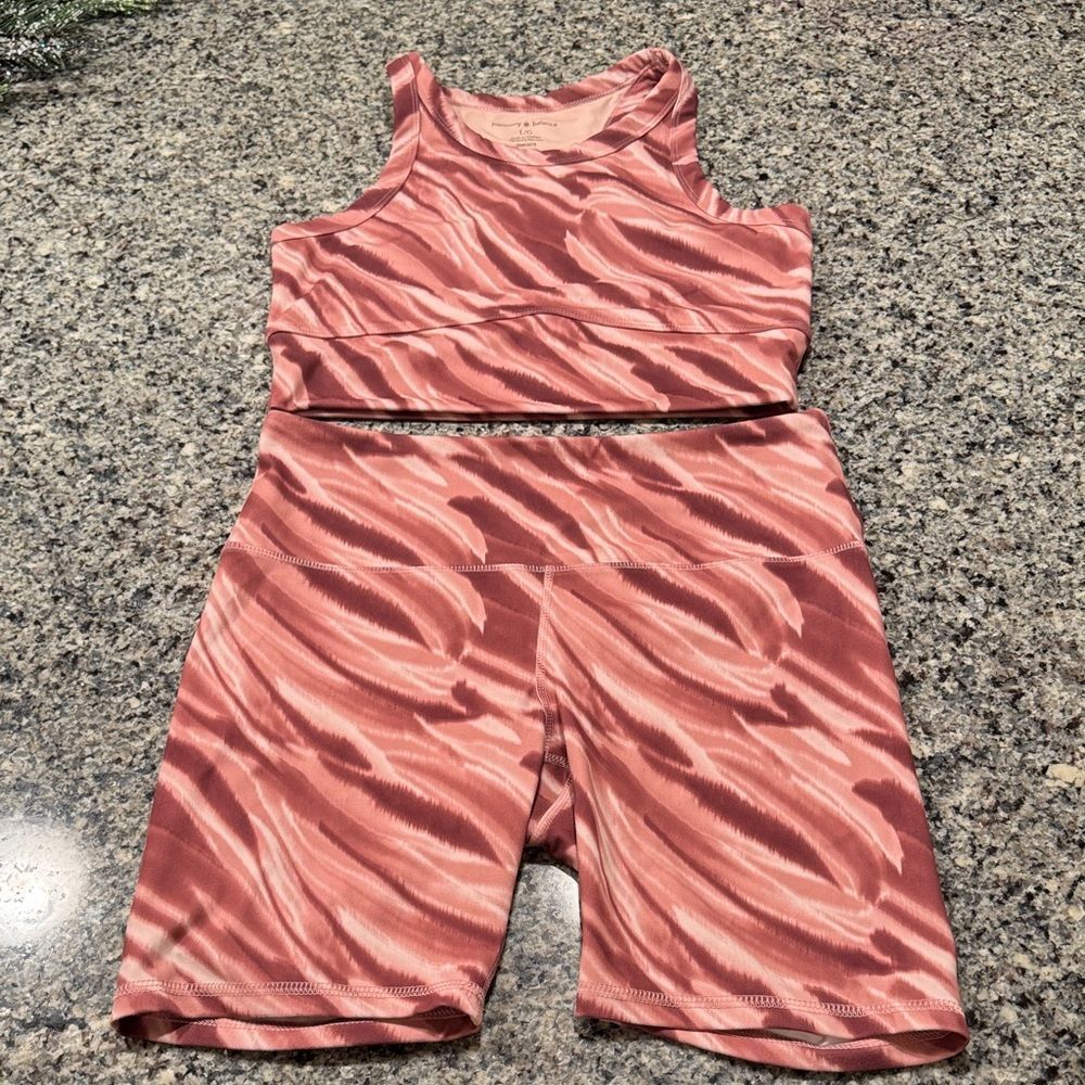 Harmony & Balance Pink Athletic Set